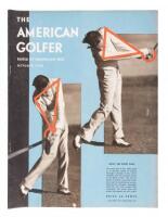 The American Golfer - ten issues from 1933-1936