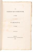 The Siege of Corinth. A Poem. Parisina. A Poem.