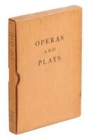 Operas and Plays