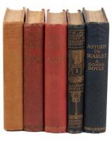 Five volumes of Sherlock Holmes