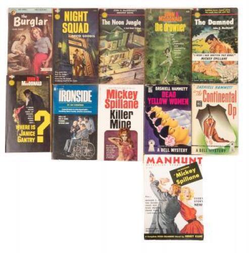 Ten mystery and detective paperbacks