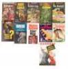 Ten mystery and detective paperbacks