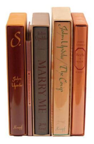 Lot of 5 titles, all signed by John Updike