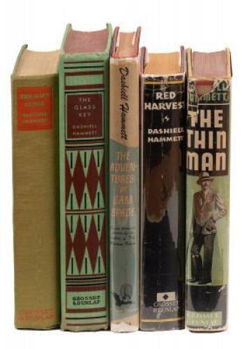 Five titles by Dashiell Hammett