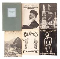 Six signed works by Lawrence Ferlinghetti