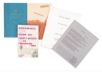 Eight works by John Wieners - some signed