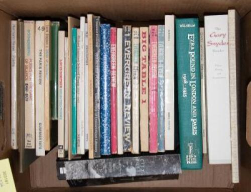 Thirty volumes of poetry and literary journals