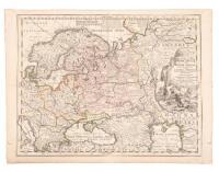 Moscoviae seu Russiae Magnae Generalis Tabula, qu&acirc; Lapponia, Norvegia, Suecia, Dania, Polonia, Hungaria Maximaeque partes Germaniae, Tartaniae, Turcici Imperii...
