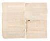 Letter from Thomas Ainslie to an associate, James, describing in great detail the Battle of Quebec between American forces led by Benedict Arnold and Richard Montgomery, and the British defenders, with the subsequent siege - 3
