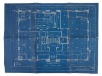 San Francisco Wells Fargo building blueprint 1921