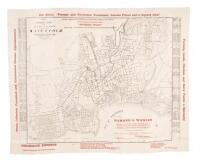 Topographical and Street Map of the City of Santa Cruz - 1909