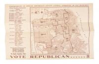 Republican County Central Committee map of San Francisco