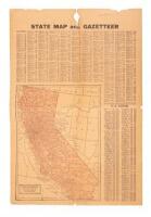 California State Map and Gazetteer