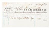 Receipt from C. & P. H. Tirrell & Co.