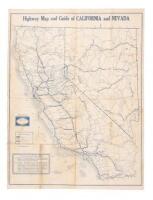 Highway Map and Guide of California and Nevada