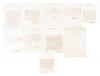 Collection of 12 Manuscript Letters