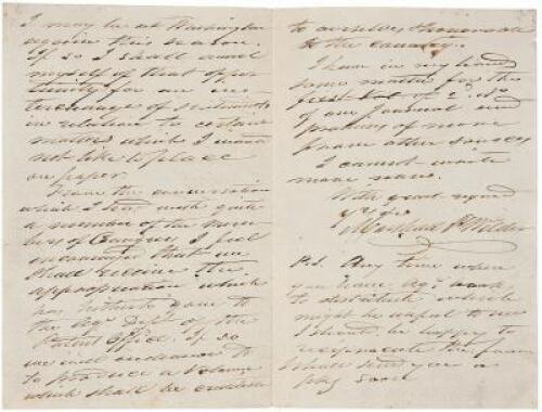 Pioneer of American agricultural science, 1853 letter, foundation for US Department of Agriculture