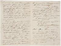 Pioneer of American agricultural science, 1853 letter, foundation for US Department of Agriculture