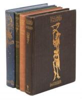 Four volumes illustrated by Arthur Rackham