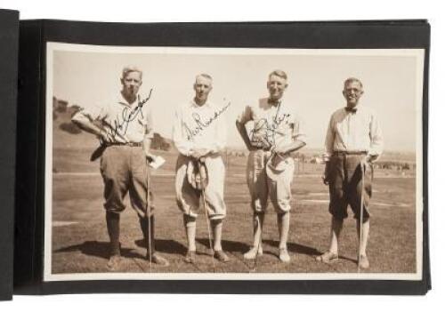 Scrapbook of photos and clippings on Helen Lawson and her golf play and tournaments