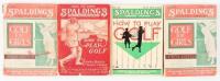 Four Spalding Golf Guides and instructionals