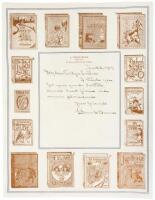 Autograph Letter, signed, on Ozcot stationery