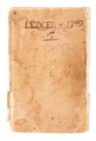 18th century Account Ledger