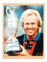 Photographic portrait signed by Greg Norman