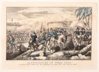 Capitulation of Vera Cruz. The Mexican Soldiers Marching Out, and Surrendering Their Arms to Genl. Scott, March 29, 1847