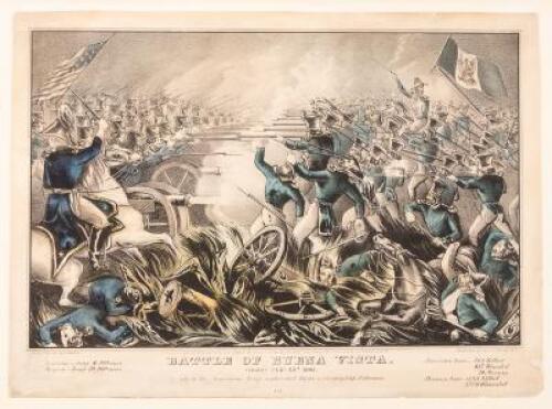 Battle of Buena Vista. Fought Feby. 23d. 1847. In which the American Army under Genl. Taylor Were Completely Victorious