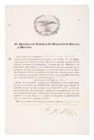 El Ministro de Estado y del Despacho de Guerra y Marina