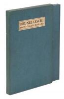 Brunelleschi. A Poem - Edward Robeson Taylor's copy