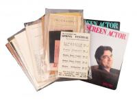 Selection of theater and entertainment industry ephemera