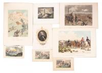 Group of Color Prints & Engravings of the Mexican War
