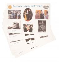 President Gerald R. Ford - 13 copies of a signed broadside