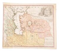 Nova Maris Caspii et Regionis Usbeck cum Provincijs Adjacentibus Vera Delineatio...