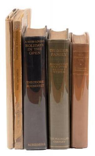 Four mostly sporting volumes by, with a bibliography of, Theodore Roosevelt