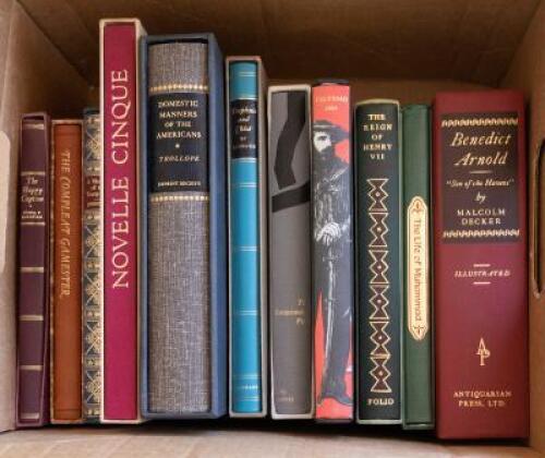 Lot of 13 volumes, mostly Folio Society