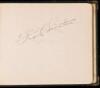 Billy Bethel's autograph book, containing over fifty autographs of jazz musicians and other entertainers