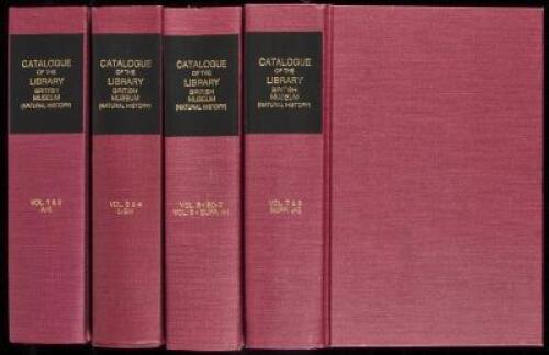 Catalogue of the Books, Manuscripts, Maps and Drawings in the British Museum (Natural History)
