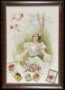 Lithograph poster advertising Burt's Seeds