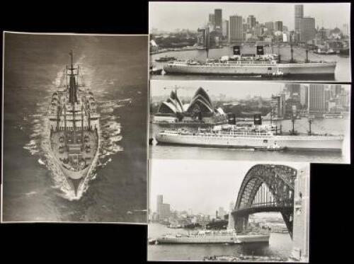 Four photographs of the S.S. President Wilson