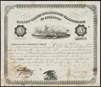 United States Inspectors Certificate to Engineers