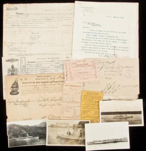 Bill heads, letters and other ephemera, mostly related to the operation of the barge "WK Moone" docking out of Duluth, Minnesota