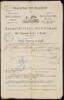1869 ticket for a German ship