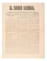 El Correo Nacional - Periodico Oficial del Supremo Gobierno de la Republica MExicana