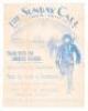 Poster advertising the Sept. 18, 1898 issue of the San Francisco Sunday Call, featuring articles about Alaska, with a large Alaska-theme illustration by Maynard Dixon