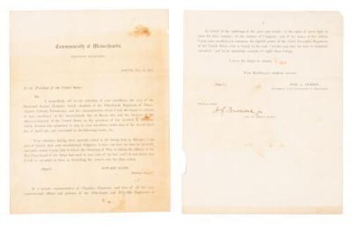 Massachusetts Governor urges President Lincoln to aid heroic Black soldiers of the &ldquo;Glory&rdquo; Regiment