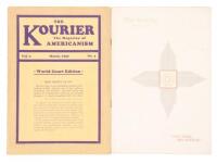 Two issues of The Kourier: The Magazine of Americanism