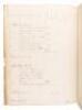 Manuscript ledger for "Petaluma Township" tax rolls listing real property, livestock, cash on hand, and other assets - 6